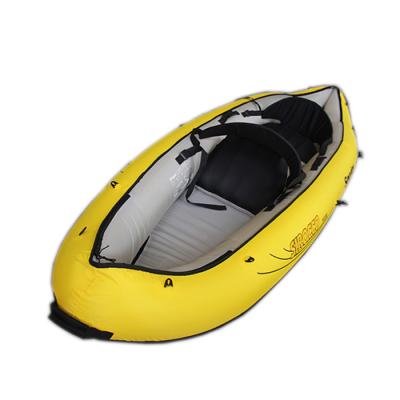 China New Brand EXW Price Leisure Drop Stitch Floor Hull Cheap High Quality Rigid Cloth Bottom Inflatable Kayak for sale