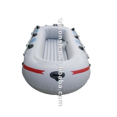 China Adult Competitive Price Luxury White Color Sea Fishing PVC 2 Person Rigid Inflatable Boat For Sale for sale