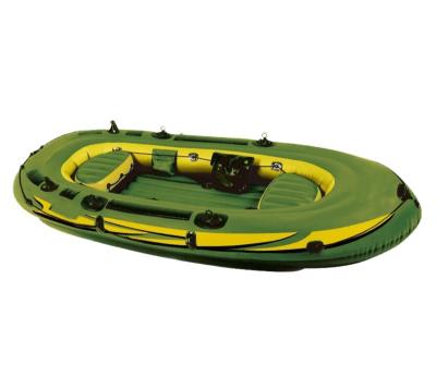 China Adult OEM Factory Price Recreation China 2 People Inflatable Fishing Boat With Paddles For Water Entertainment for sale