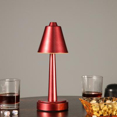 China Modern Touch Control Atmosphere Bar Light Modern Touch Control Rechargeable Battery Battery Table Lamp For Restaurant for sale