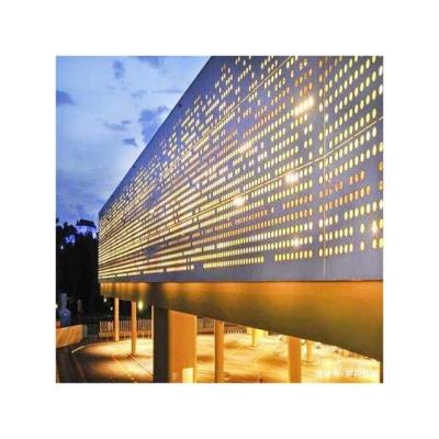 China Modern Decorative Aluminum Veneer Curtain Cladding Metal Wall Cladding Panels for sale