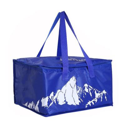 China Custom Insulated Folding 100gsm Large Nonwoven Thermal Ice Cooler One 6 Pack Bag for sale