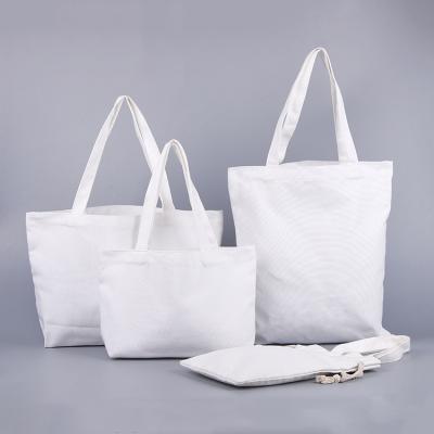 China Reusable Reusable Grocery Bag Beach Cotton Bags Canvas Bag Different Size Ready To Ship for sale