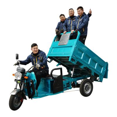 China cargo electric tricycle three wheel electric tricycle Hydraulic automatic lifting rod for sale