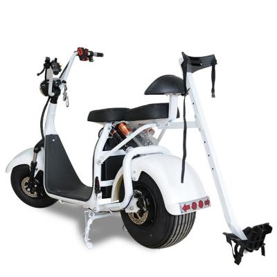 China 2021 Eu warehouse fat tire electric scooters citycoco pink 60v12AH for lady for sale