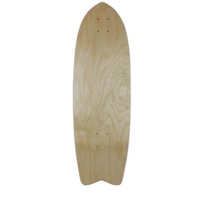 China Wholesale 32*10 Panel Fish Skateboard Accessories Factory Maple Surfboard Deck Custom Skateboard Deck inches for sale