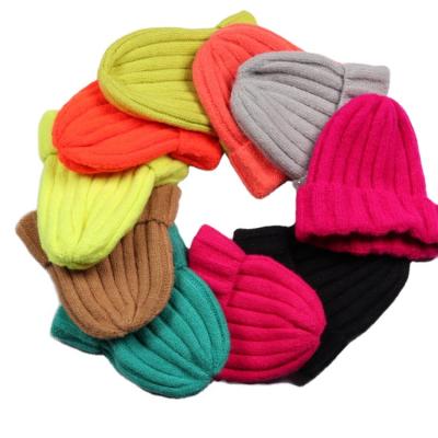 China COMMON INS Acryl Quality Guaranteed Colorful Winter 2020 Beanie Knitted Custom Made for sale