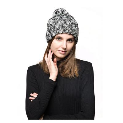 China Fashion Woman COMMON Gray Winter Beanie Hat For Custom Women for sale