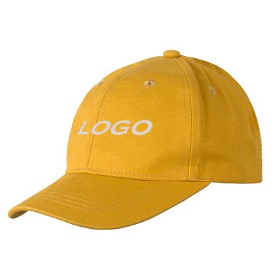 China Custom Wholesale Personalized JOINT Logo Fashion Sports Yellow Design Baseball Hats for sale