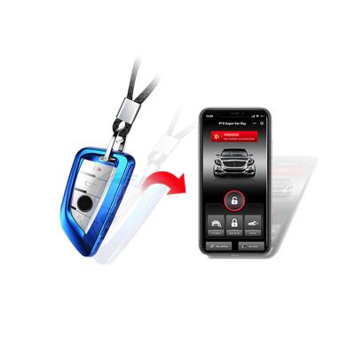 China Original Car Remote Control Smart Alarm System Start Button Key GPS/GSM Mobile Phone Car Central Locking System Pke for sale