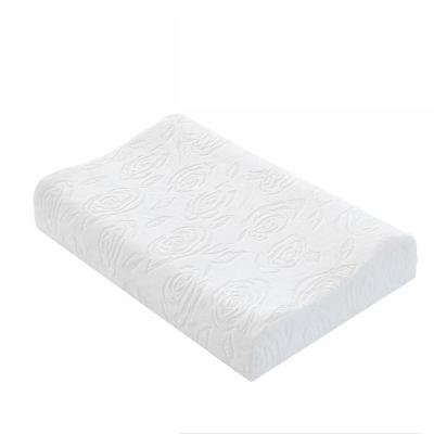 China Foshan Healthy Manufacturer Anti Dust Mites Baby White Latex Pillow With Fabric Cover for sale