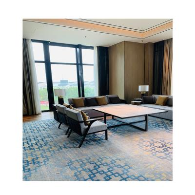 China Stain Resistant Customized Axminster Carpets 80% Wool 20% Nylon Blankets For Hotel for sale