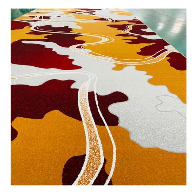 China Stain Resistant Axminster Carpet Hotel Guest Room Corridor Hotel Blanket Banquet Carpet for sale