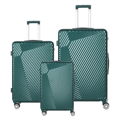 China Travel Long Distance Luggage Set Custom Suit Case Travel Trolley Luggage Sets With Lock 28 Tsa ABS Suitcases Sets Travel Suitcase Female for sale