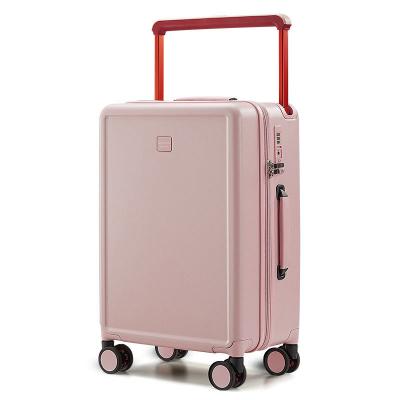 China 2023 PC Trends Trolley Luggage Set Women Mini Sets Travel Vintage Suitcase With Tsa Lock Wide Handle Suitcases for sale