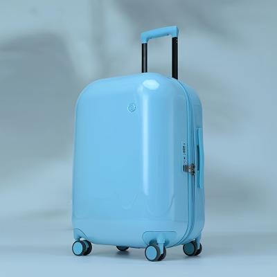 China Travel Luggage Set Cup Holder Bottom Trolley (Hot Deal) Yes With Wheels And Hard Suitcase ABS Carry On 3pcs Sets Luggage for sale