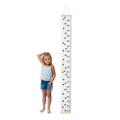 China Gathering Game/Kids Toy Nursery Furniture Removable Height Chart For Kids Wall Chart For Children Roll Up Growth Ruler Chart for sale