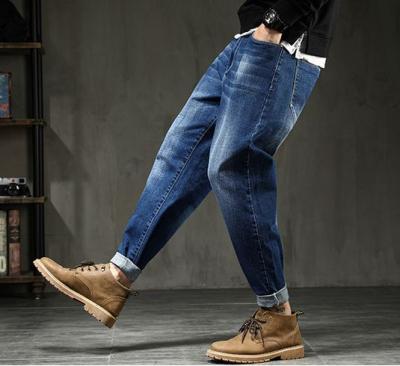 China Breathable Mens TAPERED Hi-Ball Fit Jeans in Blue and Black for sale