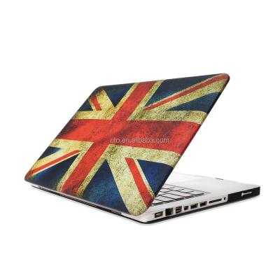 China Fully Protective 4 in 1 Rubberized UK Flag Pattern Case with Keyboard Shell Screen Protector for Macbook Pro 15 /15.4