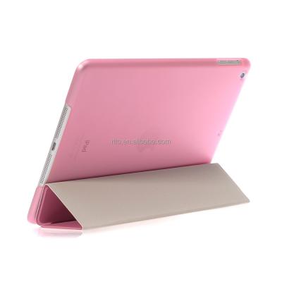 China All In One Ultra Thin Pink Full Protector Case For iPad Air Case , Smart Stand Case For Girls for sale