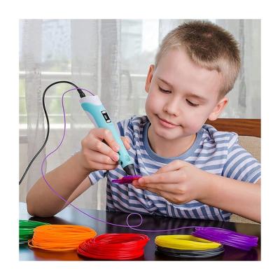 China Easy to Use 3D Pen LED Screen DIY PLA Filament Creative Toy Gift 3D Printing Printer Pen Drawing Pen For Kids Drawing 3D for sale