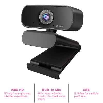 China Auto Focus 1920 x 1080p USB Webcam Computer Plug and Play Video Calls Webcam Full HD 1080 Webcam With Microphone for sale