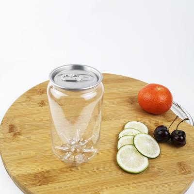 China 0.45L Empty Container Bottles Diamond Shape Snap Lids For Tea Milk for sale