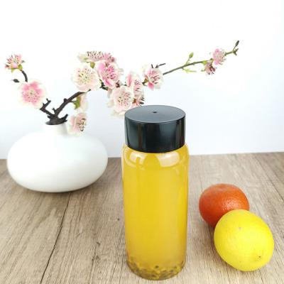 China Milk Plastic Screw Cap Empty PET Jars With Caps 500ml Food Grade for sale