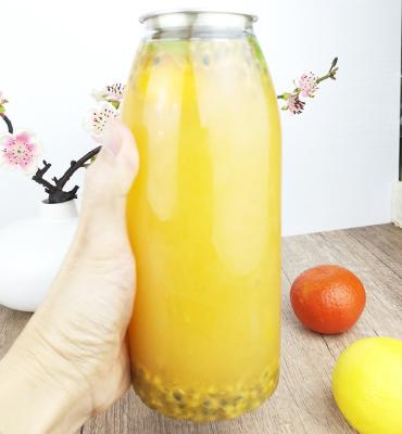 Cina il contenitore di plastica dell'ANIMALE DOMESTICO di 1000ml Juice Storage Bottles Clear Big imbottiglia lo sciroppo in vendita