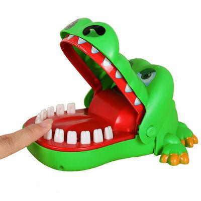 China Gift Big Finger Mouth Toy Crocodile Sharks Baby Dog Bite Sharp Sharp Tricky Hand Toys for sale