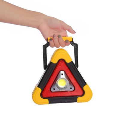 China Multi Functional Car Emergency Use Car Security Traffic Sign Post Lights Solar Triangle Outdoor Road Signs LED Warning Light for sale