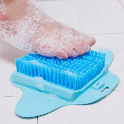 China EXFOLIATE 2020 Hot Selling Wholesale Foot Scrubber Easy Massage Brush Bathroom Brush Foot Care Clean Tool for sale