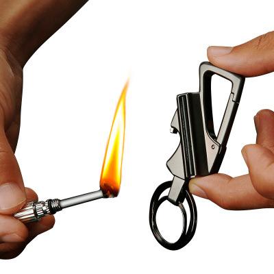 China Metal Waterproof Match Outdoor Camping Increasing Survival Flash Tool Metal Fire Starter Bottle Opener Waterproof Key Holder for sale