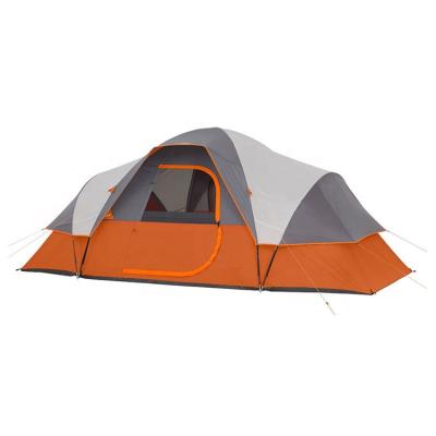 China Extended type 4 season portable family lightweight 4 tent 5 6 8 person waterproof two person camping tent 6 room tent for sale