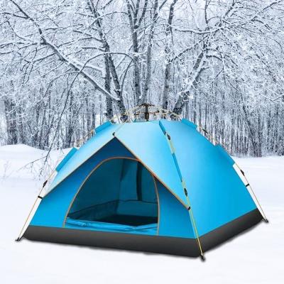 China UV-Resistant Factory Customized 200x200x140cm 3-5 Person Waterproof Beach Tents Outdoor Camping Tent for sale