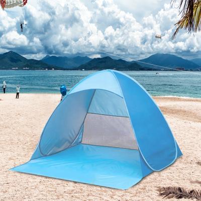 China Easy-Carry/Pop Up Light Weight Pop Up Anti-UV Sun Shelter Beach Camping Tent Travel Sun Shade Outdoor Tent Sunscreen for sale