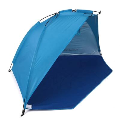 China Easy-Carry/Pop Up Sturdy Camping Tent Polyester Sunshade Summer Beach Sun Tent Shelter 2 Person Outdoor For Fishing Hiking Picnic for sale