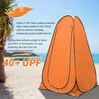 China Portable Bathroom Tent OEM One Touch Pop Up Toilet Portable Camp Bathroom Travel Tent WC Privacy Outdoor Beach Camping Changing Shower Tents for sale