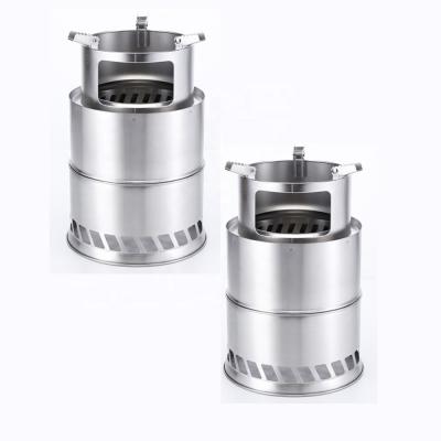 China Easy To Carry Folding Outgoing Picnic Cooking Family Days Grill Hi-Q Stainless Steel Materials Camping Stove Windproof Cooker for sale