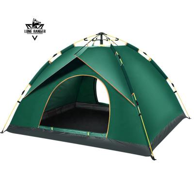 China UV-Resistant Military Tents 2-3 Person Green Color Camping Outdoor Windproof Full Automatic Tent for sale