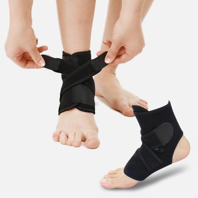 China Adjustable Breathable Adjustable Foot Support Black Outdoor Sport Elasticity Brace Football Basketball Equipment for sale