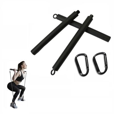 China Full Body Fitness Exercise Detachable Stainless With Supporting Resistance Pull Up Bar Portable With Carabiners Exercise Bar Resistance Training Workout Bar for sale