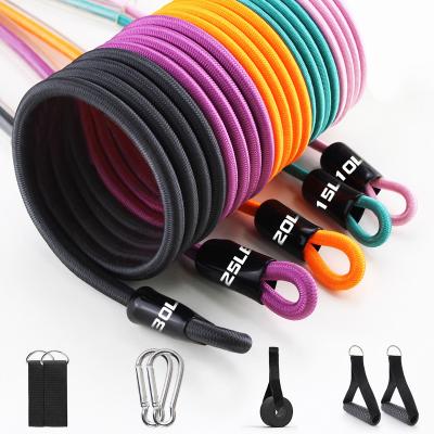 China 2022 New Fitness Complete Exercise Fitness Resistance Bands Colorful Set Exercise Bands For Resistance Training for sale