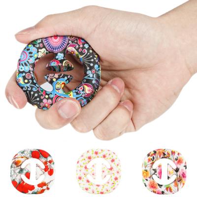 China size & Abdomen Exercise Silicone Grip Finger Ring Snapper Fidget Toy Sensory Finger Toys Exercise Arm Muscles Finger Training for sale