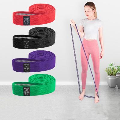 China Latex Pull Up Long Bands Fabric Resistance Band Workout Bands For Yoga Working Out, Weight Training for sale