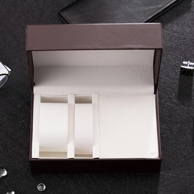 China Custom Watch Boxes Cases Packaging Watch Boxes Watch Boxes Logo Brown Hot Selling Watch Storage Display Storage Boxes Necklace Watch Boxes for sale