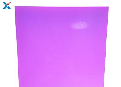 China Translucent Purple Plexiglass Colour Plastic Sheet 1.2g/cm3 Density Te koop