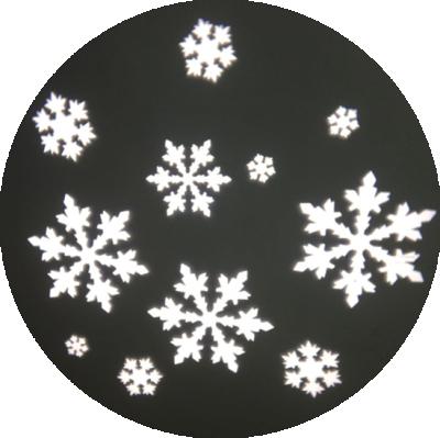 China 20-1200w spotlight customize snowflake glass gobo for decoration for sale