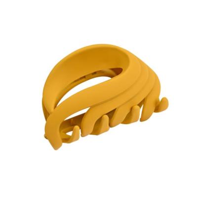 China Fashion UNIQ Non Slip Medium Hair Claw Clips For Thin Hair Matte Flower Clips Jaw Clip Strong Claws for sale