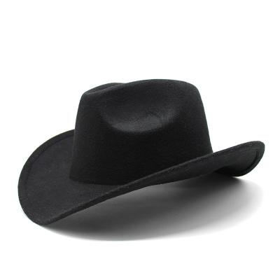 China Image UNIQ Sombrero Hats Cowboy Hat Western Hat Worsted Hair Accessories for sale